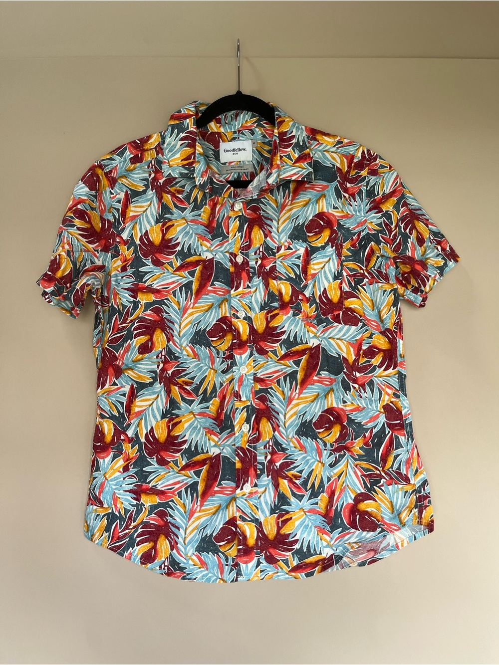 Summertime Tropical Button-Down